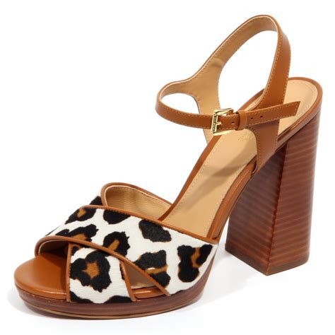 michael kors alexia leopard platform sandal|MICHAEL Michael Kors Alexia Leopard.